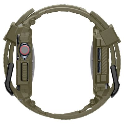 3. Spigen Rugged Armor „Pro“-Armband für Apple Watch 10 (46 mm) – grün