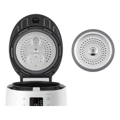 7. Cuckoo Reiskocher + Dampfgarer 1,08 l weiß CRP-ST0609F