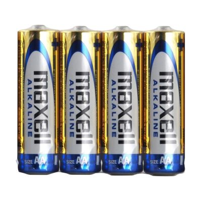Maxell Alkaline-Batterien ALKALINE LR06 LR6 AA Folie 1,5 V, 4 Stück