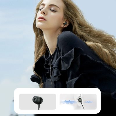 9. Joyroom JR-EC06 USB-C In-Ear-Kopfhörer – Grau