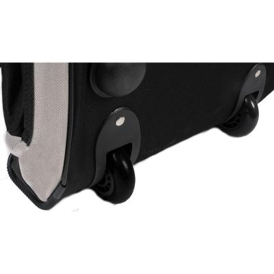 6. SLAZENGER Reisetasche mit Rollen, Schwarz