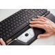 4. Contour Design RollerMouse Rot, Kabelgebunden, USB Typ-C, 2800 DPI, Silber
