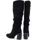 5. Damenstiefel mit Blockabsatz, schwarz, Jezzi MR2623-7