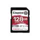 12. KINGSTON microSDXC Canvas 128GB React Plus UHS-II 280R/100W U3 V60 für Full HD/4K