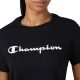 4. Champion Damen Kurzarm-T-Shirt Schwarz 118428 KK001