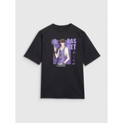 6. Oversize-T-Shirt für Jungen mit Aufdruck 4F 4FJRAW25TTSHM3062-20S