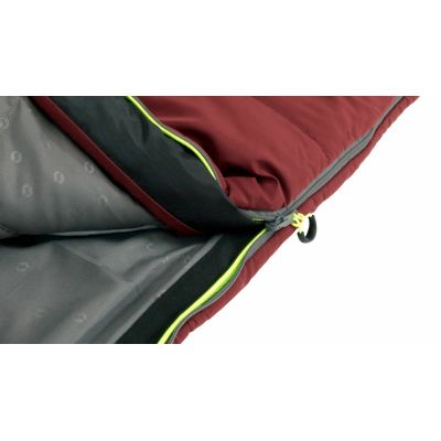 7. Outwell Contour Junior Schlafsack (140 cm) - rot/grau