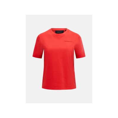 PEAK PERFORMANCE Original Small Logo Tee Damen rot