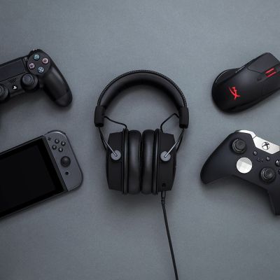 5. HyperX Cloud Alpha Gaming-Headset, Schwarz/Rot, kabelgebunden, 13–27.000 Hz, Gaming, 298 g, Rot