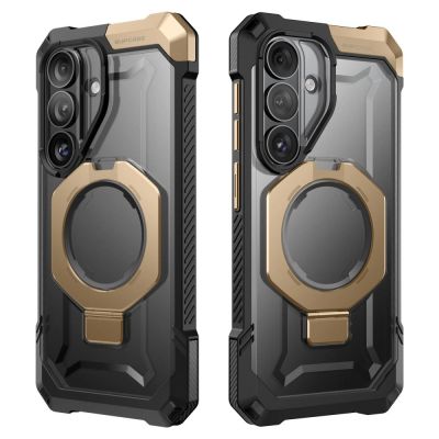 2. Supcase UB Grip Mag MagSafe Hülle für Samsung Galaxy S26 - Schwarz und Braun