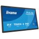 iiyama TW2223AS-B3P Digital Signage-Display, interaktives Flachbildschirm-Display, 54,6 cm (21,5 Zoll), Wi-Fi, 450 cd/m² Full HD, schwarzer Touchscreen, integrierter Prozessor, Android, 24/7-Betrieb
