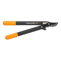 Fiskars 1001555 Bypass-Gartenschere, Schwarz, Orange