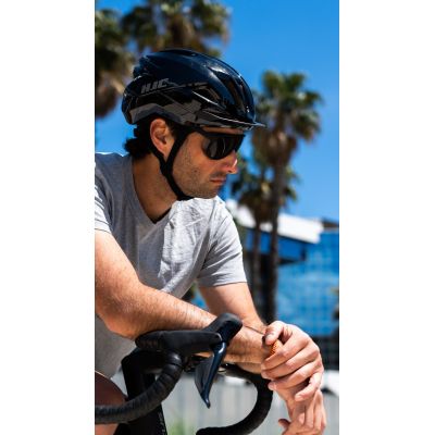 11. HJC CROSSER BLACK Fahrradhelm Größe L