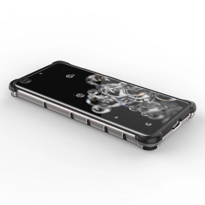 11. Gepanzerte Hülle mit Wabenstruktur und Gelrahmen für Samsung Galaxy S22 Ultra blau