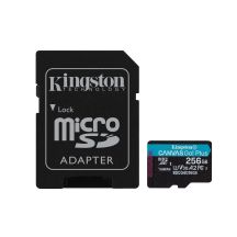 KINGSTON microSDXC Canvas Go Plus 256 GB + Adapter
