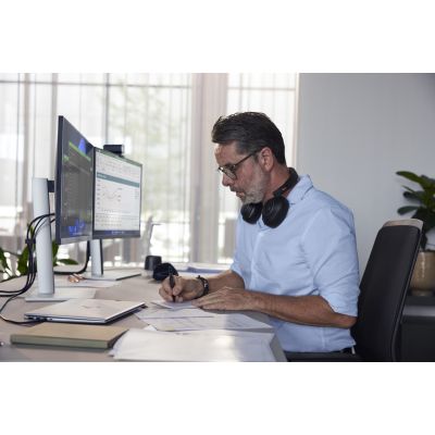 14. Poly Voyager Surround 80 UC On-Ear-Bluetooth-Kopfhörer, Microsoft Teams-zertifiziert, USB-C-Headset + USB-C/A-Adapter 8G7U0AA