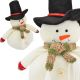 6. Dekorativer Schneemann 23 cm Hutmacher