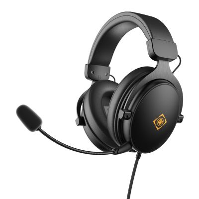 19. Deltaco Gaming GAM-190 Kopfhörer/Headset mit Kabel und Kopfbügel, Schwarz