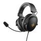 19. Deltaco Gaming GAM-190 Kopfhörer/Headset mit Kabel und Kopfbügel, Schwarz