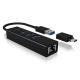 3. ICY BOX IB-HUB1419-LAN USB 3.2 Gen 1 (3.1 Gen 1) Typ-A Schwarz