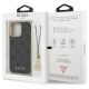 8. Guess 4G Charms Collection Hülle für iPhone 14 Pro – Grau