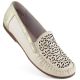 16. Rieker W RKR658 bequeme Leder-Lochschuhe, beige
