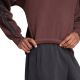 12. Herren adidas Essentials 3-Streifen Fleece-Sweatshirt Braun JX0742