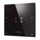 Grenton Smart Panel / 4 Touchfelder / OLED-Display / WLAN / schwarze Glasfront