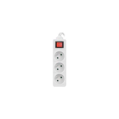 Lanberg PS1-03E-0300-W Verlängerungskabel (3 m; weiß)