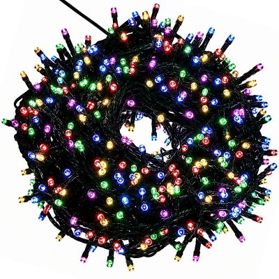 2. SOLAR-LICHTERKETTE MIT 480 LED, 13 FUNKTIONEN, USB, MULTICOLOR