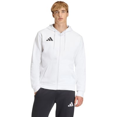 adidas Entrada 26 FZ Hoodie für Herren, weiß, KF5943