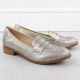 2. Damen-Loafer mit Lochmuster, Metallic-Gold, Potocki 12581
