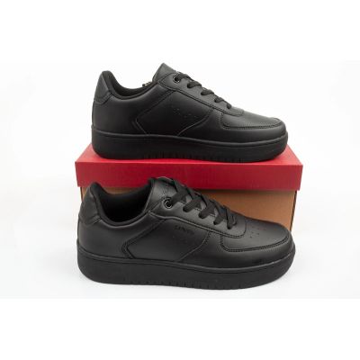 9. Levi's Evelyn Kinder-Sportschuhe, schwarze Sneaker für Jugendliche