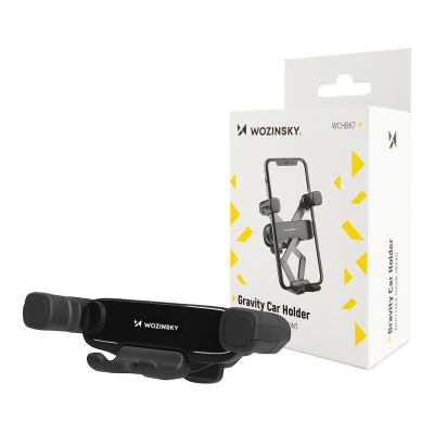 7. Wozinsky Gravity Autotelefonhalter Schwarz (WCHBK7)