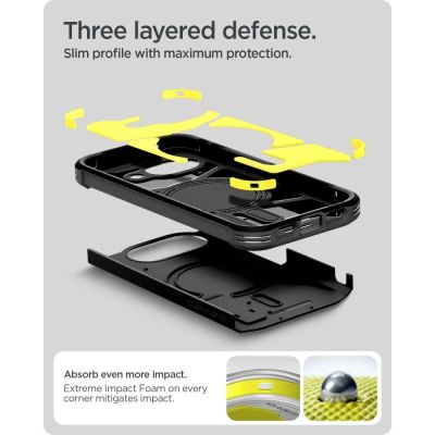 9. Spigen Tough Armor Mag MagSafe Hülle für Google Pixel 10A - Schwarz