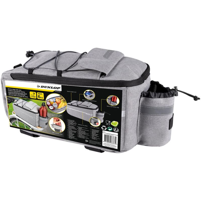 Thermotasche für Fahrrad, Heckmontage, 7 Liter, Dunlop