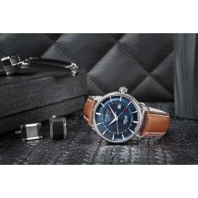 5. ZEPPELIN Herrenuhr Atlantic Timezone 8442-3 + Box