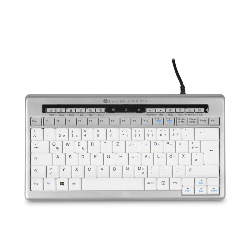 BakkerElkhuizen S-board 840 Design Tastatur (QWERTZ) kompakt/USB