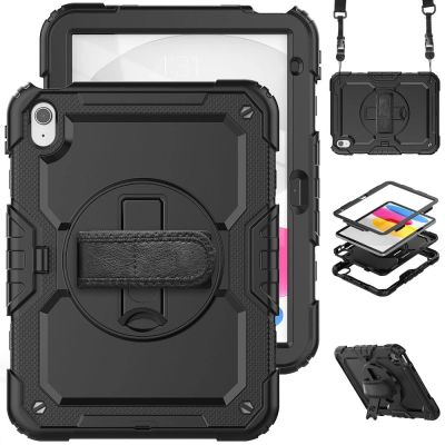 4. Tech-Protect Solid360 Hülle für iPad 10,9" 2022 - Schwarz