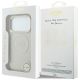 8. Guess Saffiano Peony & Ring MagSafe Schutzhülle für iPhone 18 Pro / 17 Pro – Beige