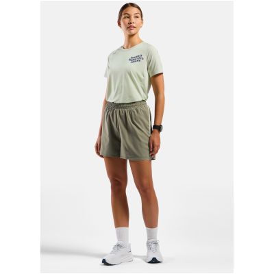 6. Damen-2-in-1-Shorts Odlo ESSENTIAL 4 INCH, beige