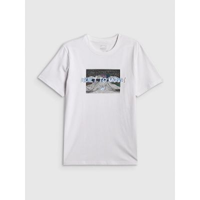 9. Herren-T-Shirt mit Aufdruck, regulär, Größe 4F 4FRSS26TTSHM3658-10S