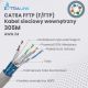 12. Extralink CAT6A FFTP (F/FTP) verdrilltes 305-m-Netzwerkkabel für den Innenbereich