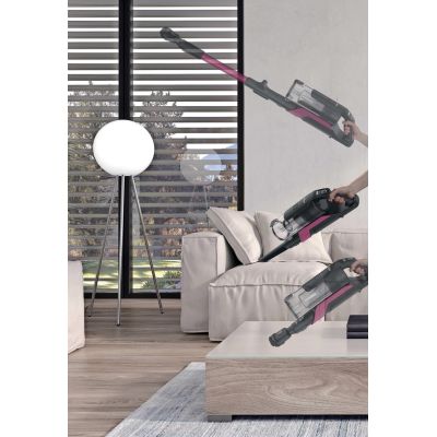46. Hoover HF610HX 011 Akku-Staubsauger, beutellos, 0,7 l, 650 W, lila, 4 Ah