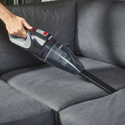 8. Severin HV 7147 Akku-Trockensauger mit Akku, Akku-Bürste, Schwarz, Grau, Rot
