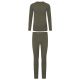 8. VIKING Gasher Man Set Merino Herrenunterwäsche Größe L khaki