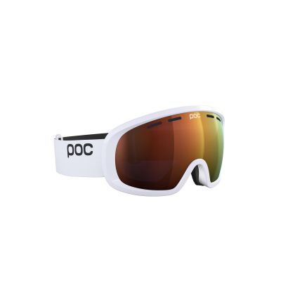 4. POC Fovea Mid Skibrille Weiß Kat.2
