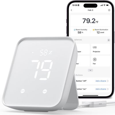 3. SwitchBot HUB 2 Smart Home – Sender, kabellos, zur Wandmontage, Infrarot