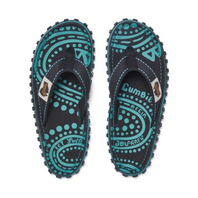 Gumbies Unisex-Flip-Flops ISLANDER FLIP-FLOP DOTTY