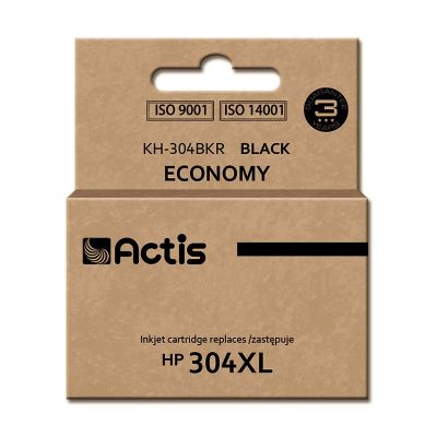 Actis KH-304BKR Tinte (ersetzt HP 304XL N9K08AE; Premium; 20 ml; Schwarz)